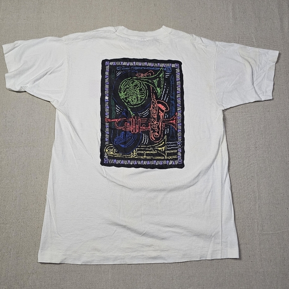 Vintage Fruit Of The Loom Made In USA Single Stitch Tee Shirt Size L GreenHill - Picture 1 of 8